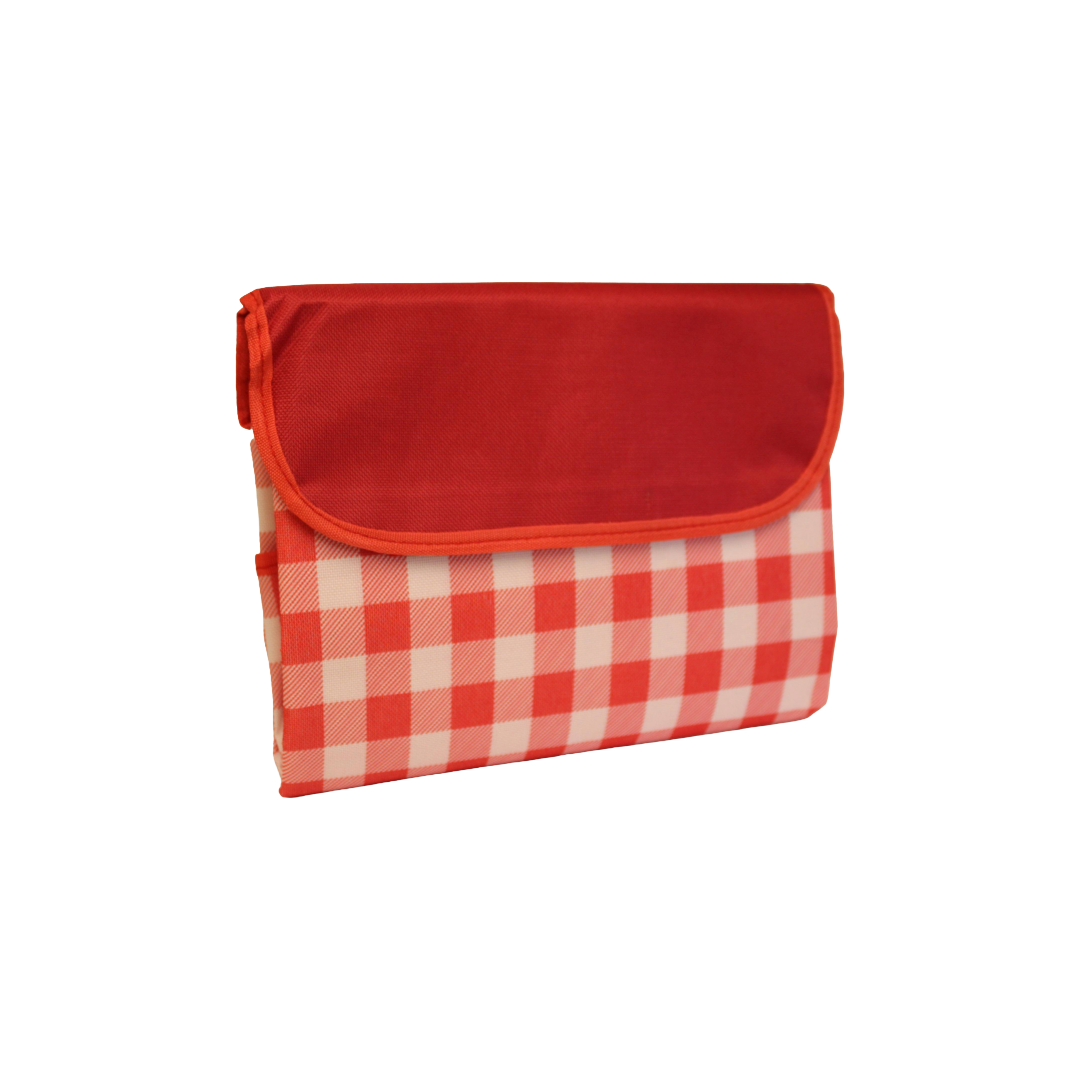 Gingham Picnic Blanket Red