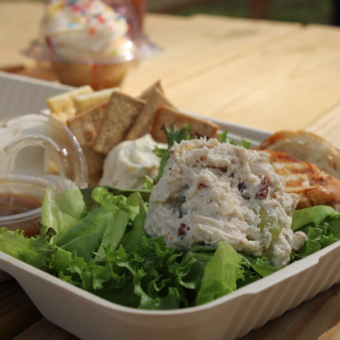 Fresh Fruit Chicken Salad Boxed Lunch